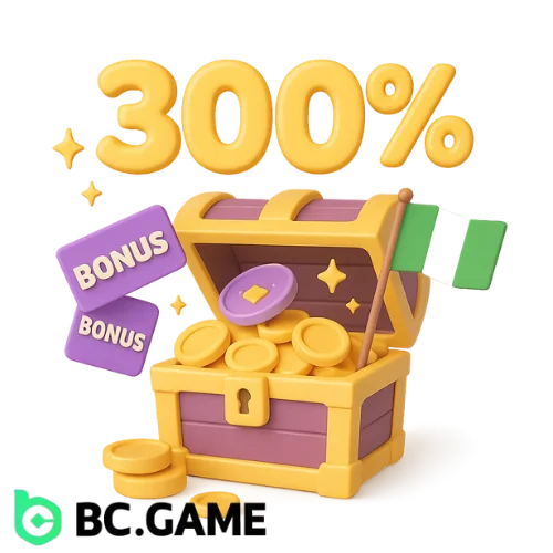 BC Game Welcome Bonus: 300% on First Deposit